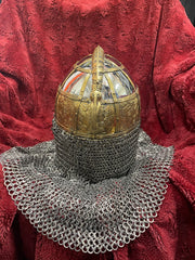 Helmet - Valsgard 8 / Stainless / 14 ga / with Aventail