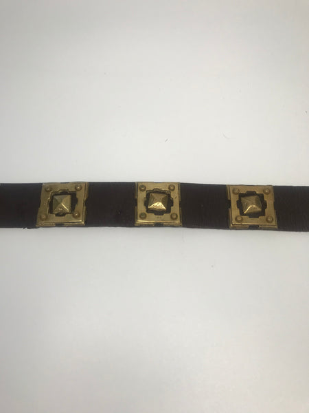 Belt - Plaque - Small Square Brass – Valkyrie Forge Inc.