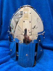 Helmet - Nordic Crusader - Stainless Steel