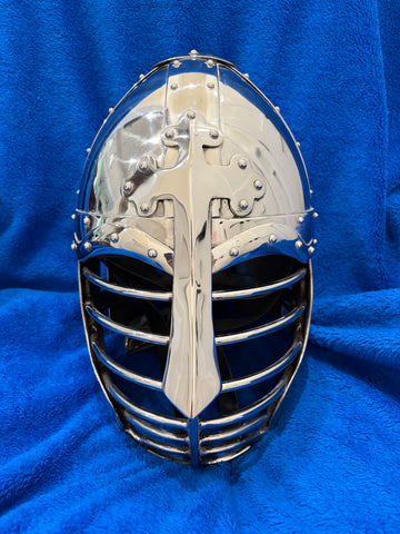 Helmet - Nordic Crusader - Stainless Steel
