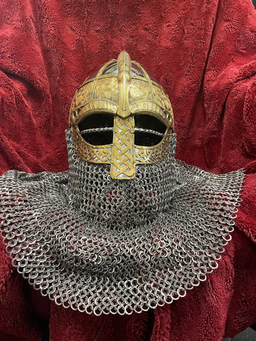 Helmet - Valsgard 8 / Stainless / 14 ga / with Aventail