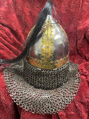 Helmet - Viking Rus / Stainless / 14 ga / with Aventail