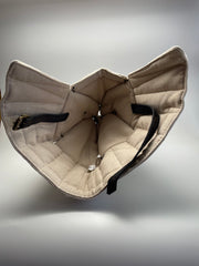 Helmet Liner - Linen Padded with Leather Strap and Velcro