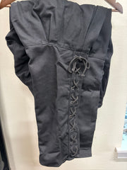 Linen (heavy weight) Viking Fighting Pants w/ Lace up Calf