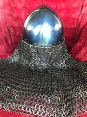 Helmet - Crusader Kingdom / Mild with Aventail / 14ga