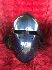 Helmet - Crusader Kingdom / Mild with Aventail / 14ga