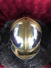 Helmet - Mongol Hussar / Stainless / 14ga / with Aventail