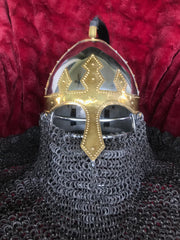 Helmet - Viking Rus / Stainless / 14 ga / with Aventail