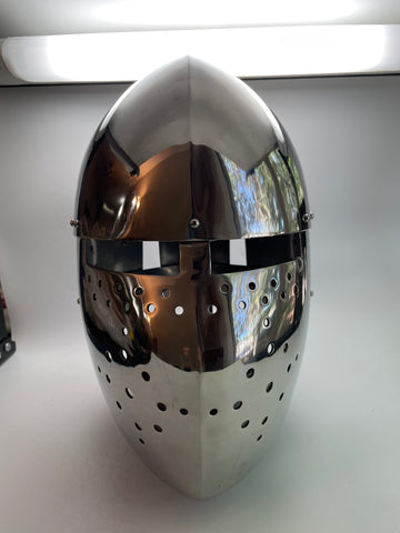 Helmet - Crusader Kingdom / Stainless 14 ga
