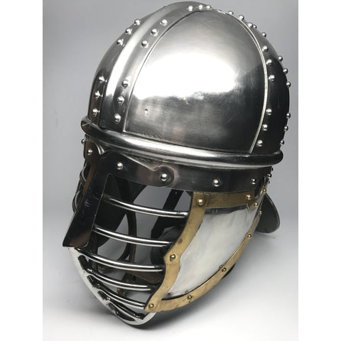 Helmet - Roman / Stainless / 14 ga