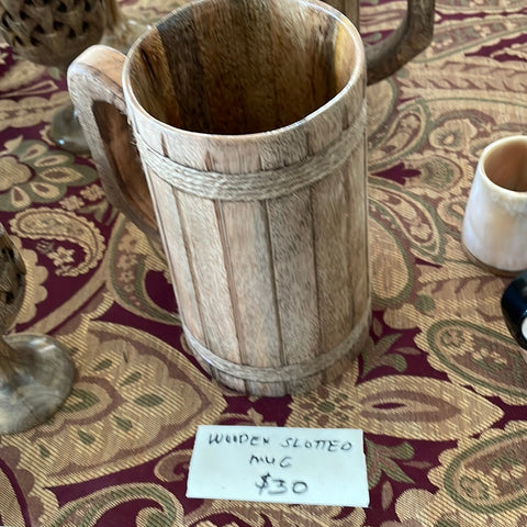 Mug - Wooden slotted
